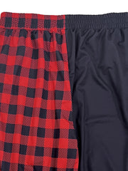  Christmas Colorblock Monster Print Joggers