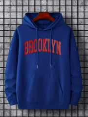 'Brooklyn' Print Hoodie for Men