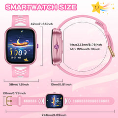 Kids Smartwatch with Wireless Calls & Messages, Educational Games, Alarm Clock