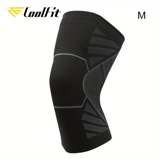 Thin Elastic Sports Knee Pad Non-slip Knee Sleeve for Basketball Jogging