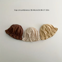 Baby Sunshade Fisherman Hat Basin Cap Breathable Thin