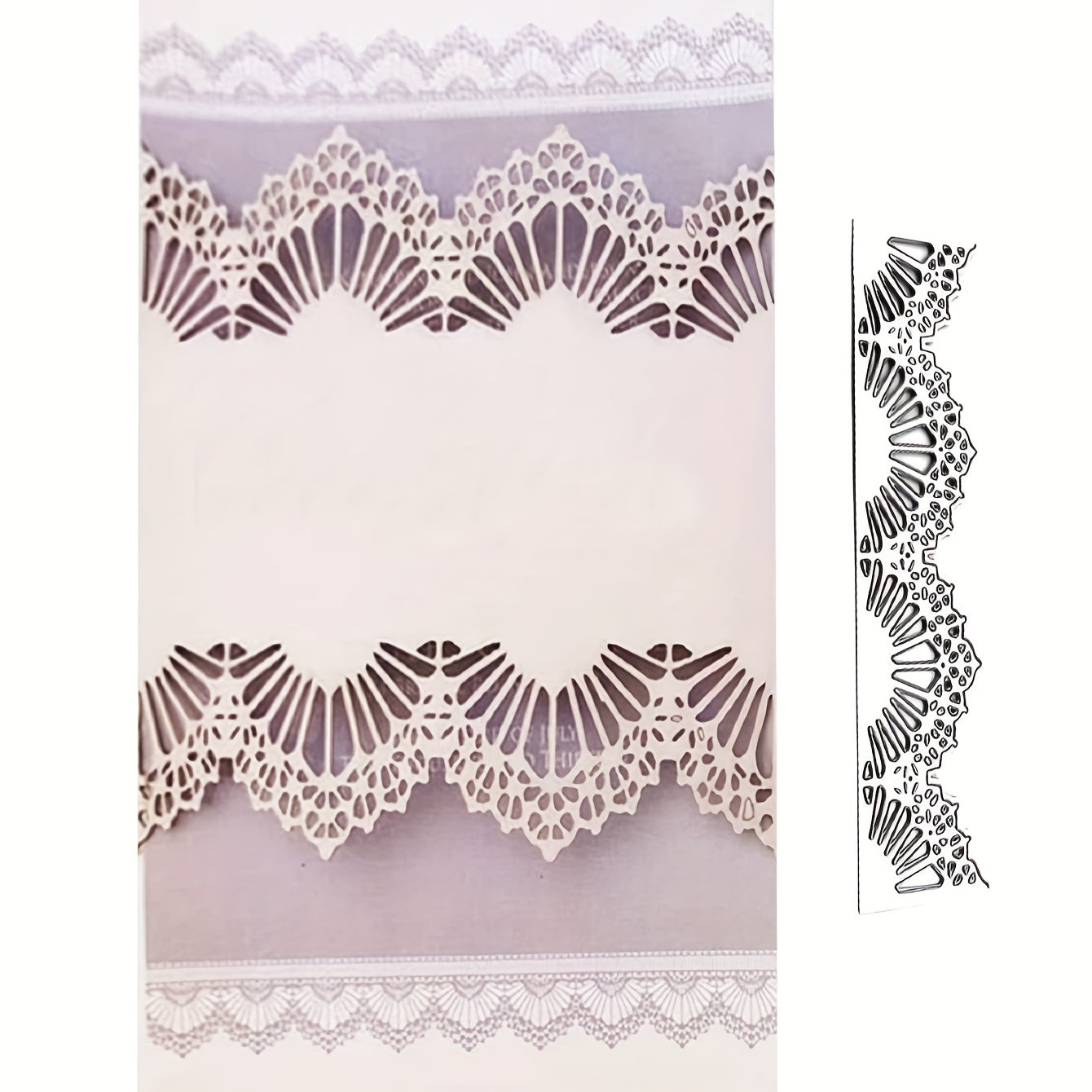 Long Strip Pattern Metal Die Cuts For Scrapbook DIY
