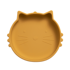 Cat Silicone Suction Plate for Babies Non Slip Food Tableware