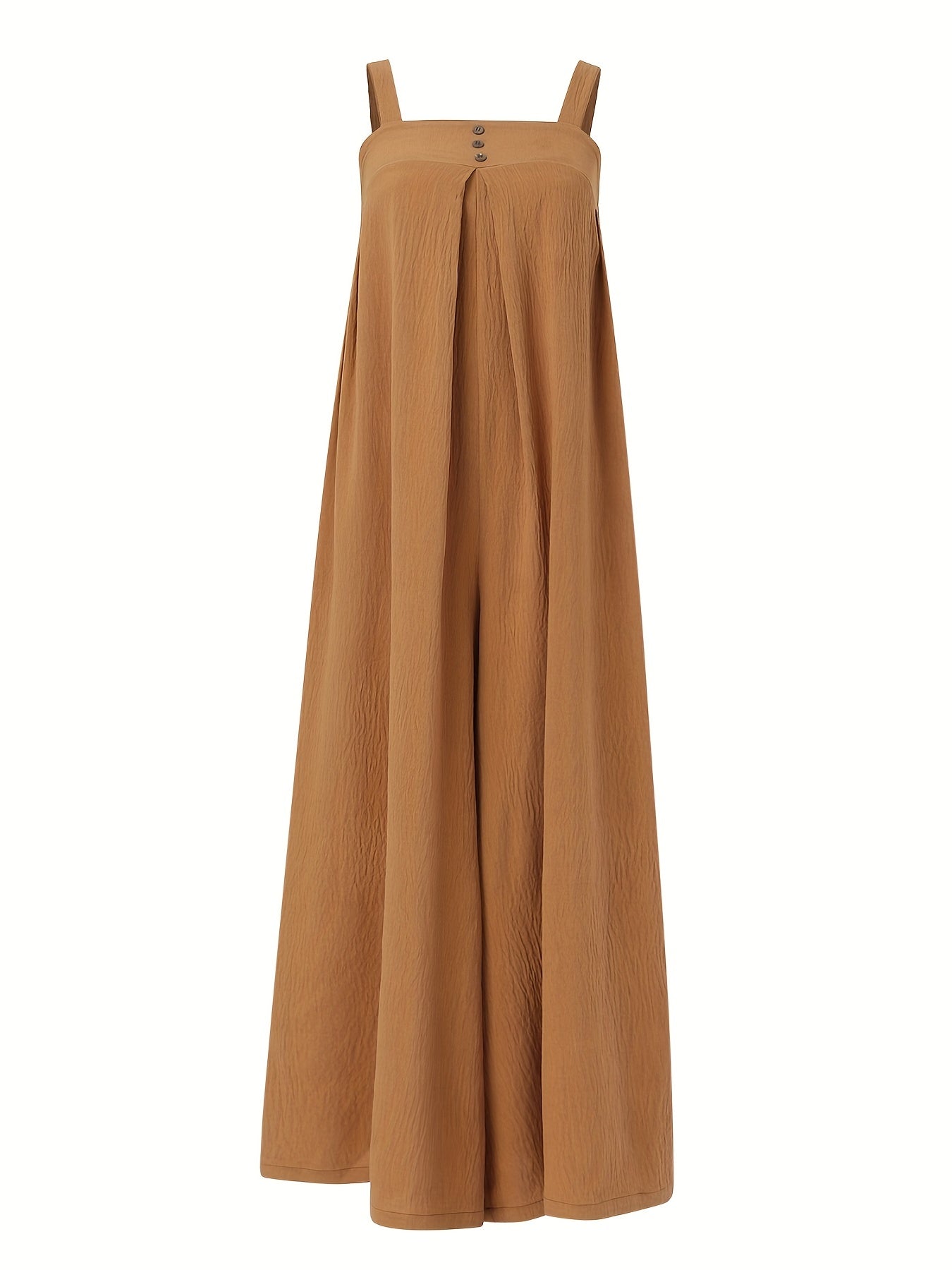 Sleeveless Wide Leg Jumpsuit Spring/Summer Women's Clothing