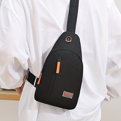 Men's Chest Bag Single Shoulder Crossbody Casual Diagonal Bag