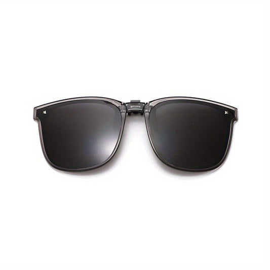 Men's Foldable Clip On Sunglasses with Case