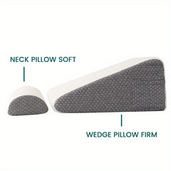 Wedge Pillow For Sleeping After Surgery Memory Foam