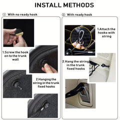 Heavy Duty SUV Trunk Net Organizer For Cars Trucks