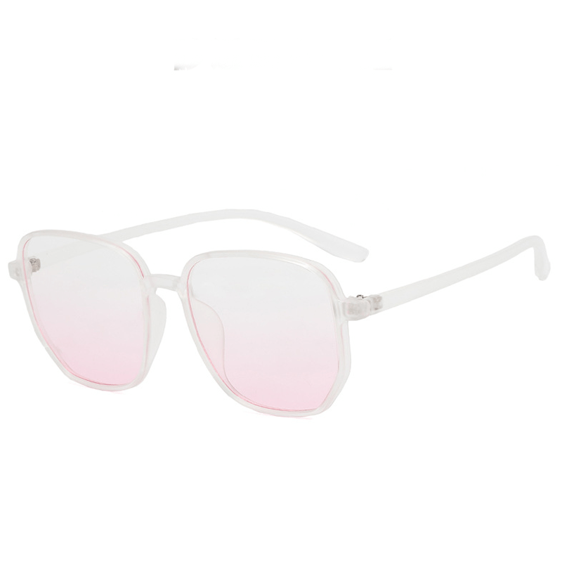 Square Casual Eyeglasses Gradient Women Driving Glasses
