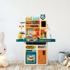 Deluxe Kids Kitchen Toy Set with Spray Mist & Steamer