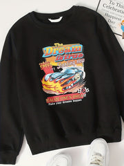 Racing Car And THE DREAM IS Boys Sweatshirt
