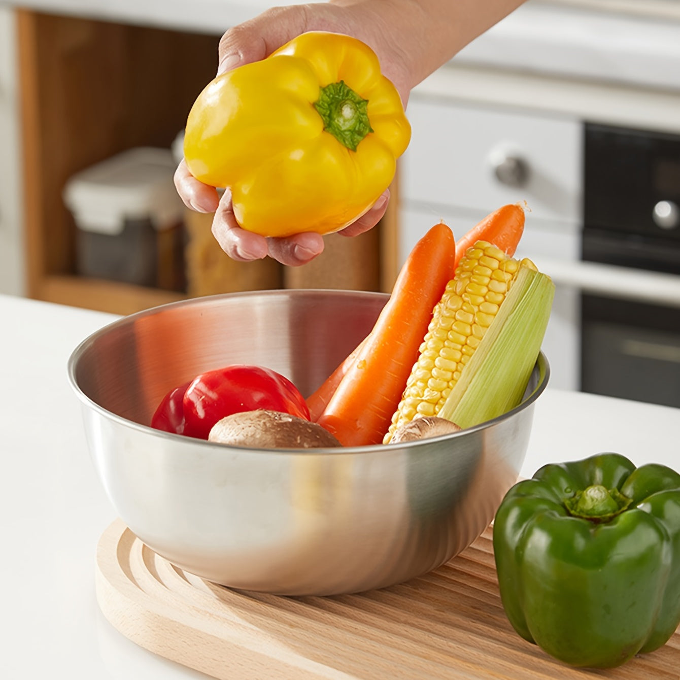 Stainless Steel Egg Beater Bowl for Efficient Whipping
