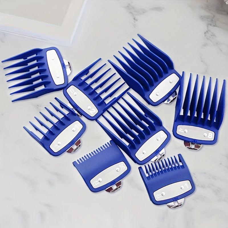 8 Piece Hair Clipper Guard Combs Set for Relaxed Textured Hair