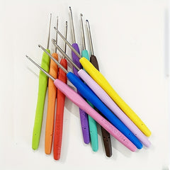 10pcs Crochet Hooks Set Soft Handle Thin Crochet Tool Kit