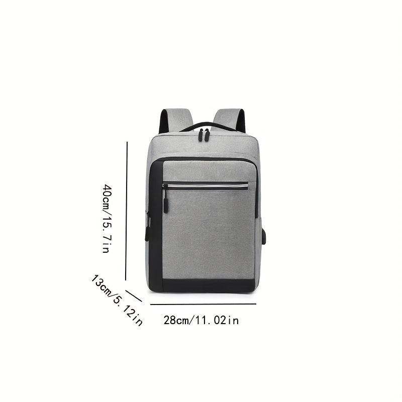 Casual Multifunctional Backpack With USB Charging Port