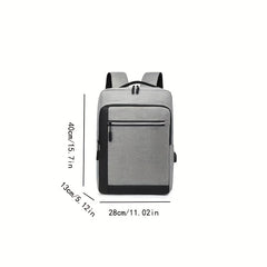 Casual Multifunctional Backpack With USB Charging Port