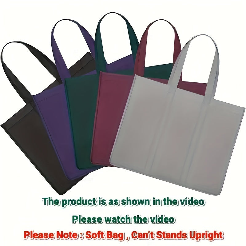 Non-woven Reusable Grocery Shopping Bags Large Eco-Friendly Tote Bags