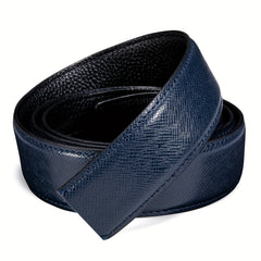 Men's Leather Belt Waist Stap Without Buckle Durable Business Fit
