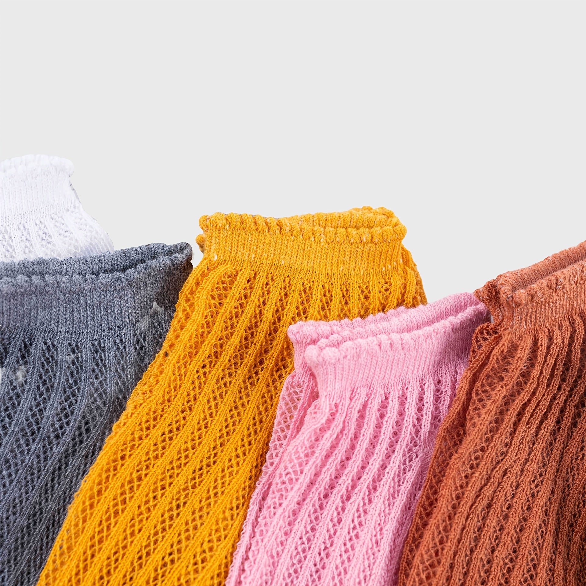Girls Kids Mesh Breathable Low Cut Ankle Socks