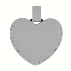 Heart Shaped Makeup Mirror Metal Ultra Thin Mini Vanity Mirror