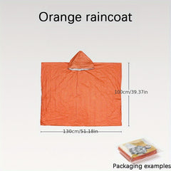 Portable Emergency Raincoat for Camping Hiking