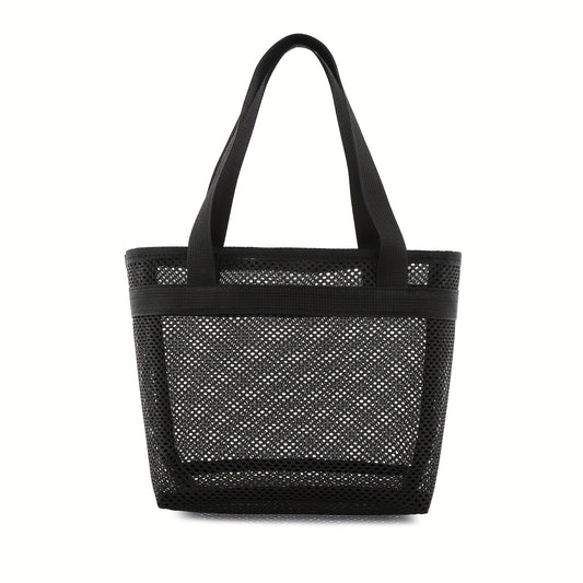 Large Capacity Mesh Beach Tote Bag Lightweight PVC Storage Bag