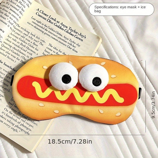 Cartoon Eye Mask Comfortable Blackout for Sleeping Traveling Napping