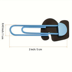 8pcs Cartoon Paper Clips & Sticky Notes Office School Teacher Supplies