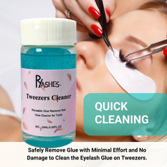 Glue Cleaner Tweezers Cleaning For Tools Eyelash Extension Glue