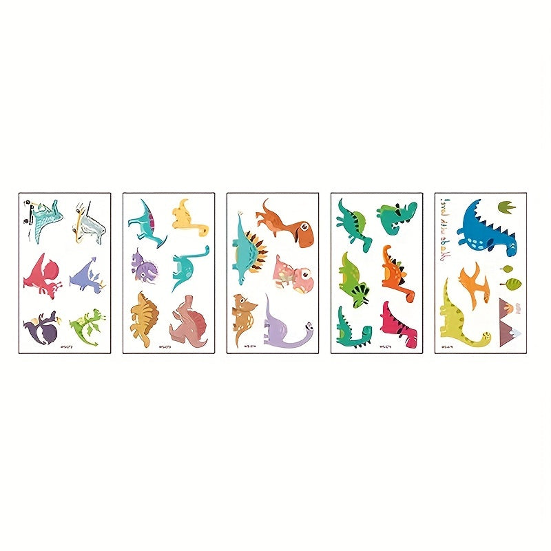 Realistic Dinosaur Tattoo Stickers - Semi Permanent Waterproof