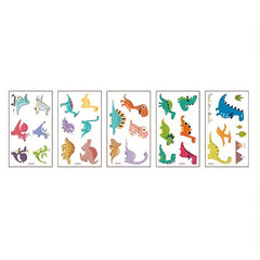 Realistic Dinosaur Tattoo Stickers - Semi Permanent Waterproof
