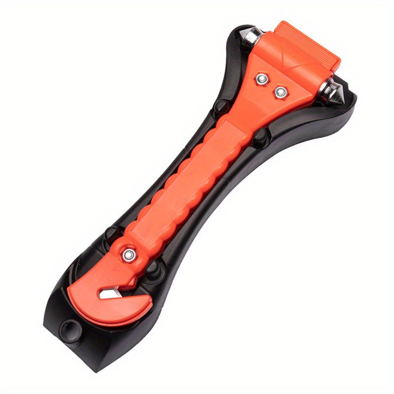 Car Safety Hammer with Window Breaker & Seat Belt Cutter