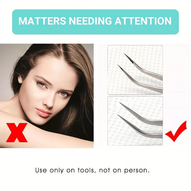Glue Cleaner Tweezers Cleaning For Tools Eyelash Extension Glue