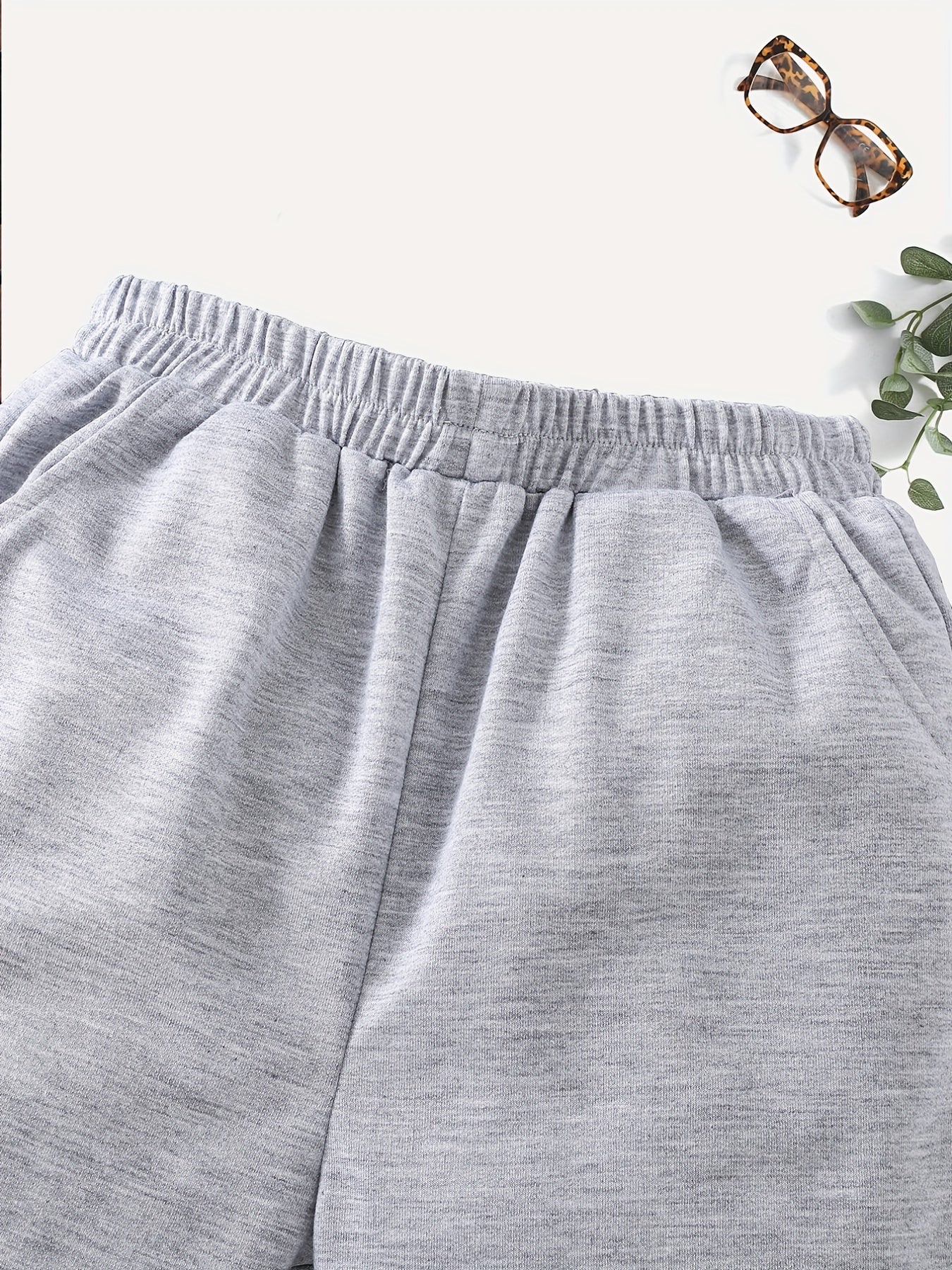 Girls' Casual BOSTON Graphic Shorts Elastic Waist Regular Fit Summer