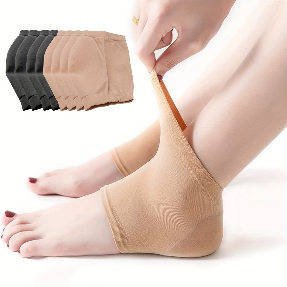 2pcs Silicone Heel Socks Anti Crack Moisturizing Insoles Unisex Foot Care