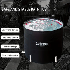 Portable Bathtub Soaking Tub Folding Bathtub Ice Bath Tub Shower Tub