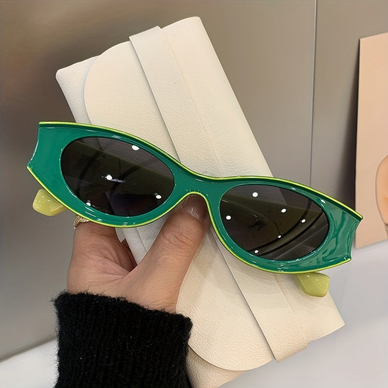 Y2K Mod Cat Eye Sunglass Female Lady Candy Eyewear UV400