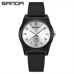 Sanda Quartz Student Watch Minimalist Design Luminous Hands Non Rechargeable