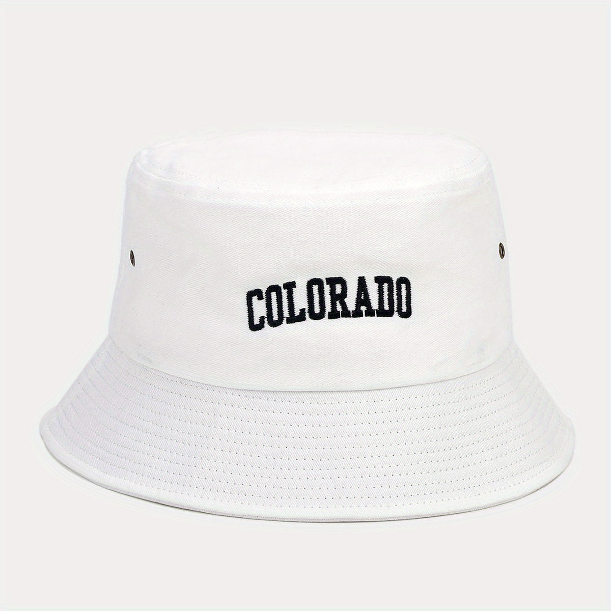 Letter Embroidery Bucket Hat UV Protection Sunshade Basin Hat
