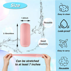 Leak Proof Silicone Travel Sleeves for Toiletries