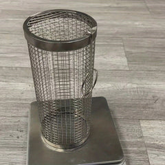 Stainless Steel Smoked Mesh Barrel for BBQ Outdoor Picnic Camping