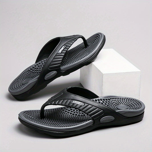 Men's Non Slip Massage Flip Flops Quick Drying Thong Sandals
