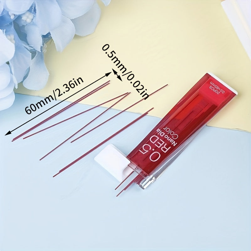 0.5mm Colored Mechanical Pencil Refills