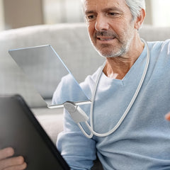 5X Hands-Free Magnifying Glass for Seniors Large Full Page View