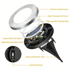 Outdoor Solar Garden Lights for Pathways Patio Walkways Path