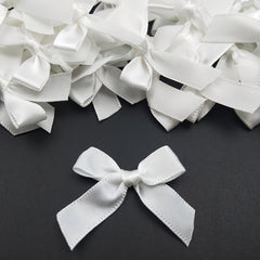100pcs Gift Wrapping Bows Polyester Bowknots Clothing Accs