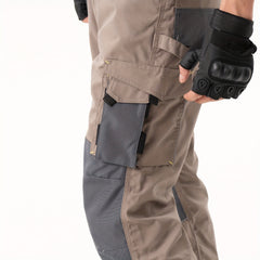 Men's Thick Safety Work Trousers with Knee Protection