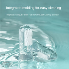 Baby Finger Strap Toothbrush Oral Cleaning Alloy Toddler Baby Toothbrush