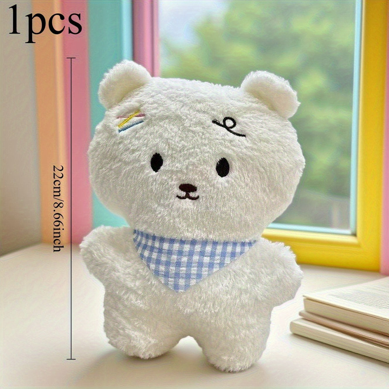Soft Plush Bear with Scarf Animal Plush Toy - Ideal Gift for Birthdays