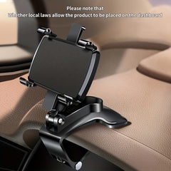 Angle Adjustable Car Phone Mount - Easy Phone Accessibility